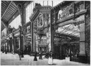 Porte d'entrée de la Section des Laines et Tissus. 毛織物・布地展示コーナーへの入り口