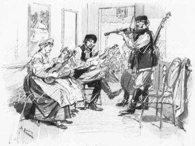 La musique à l'exposition : Les Russes. 音楽 ロシア人楽士たち