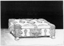 "Exposition rétrospective. - Casette arabe, prétée par la cathedrale de Bourges." 回顧展 ブールジュ大聖堂より貸出されたアラビアの小箱