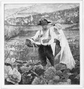 "Beaux-Arts. - Un mariage innocent, tableau de M. Buland." 芸術部門 「穢れなき結婚」 ビュラン画