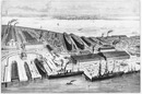L'Exposition de Paris. - Supplément au N° 68. : Vue générale des chantiers de Penhoet. パリ万博 付録 68. Penhoetの建設現場概観