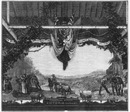 Peinture allégorique du burreau des Commissaires de la Section australienne. オーストラリア展示コーナーの委員会事務局の寓意画