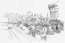 La porte de l'Esplanade : Côté des Invalides. アンヴァリッド側の広場入り口