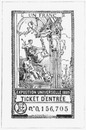Un ticket de l'Exposition. 万博入場券
