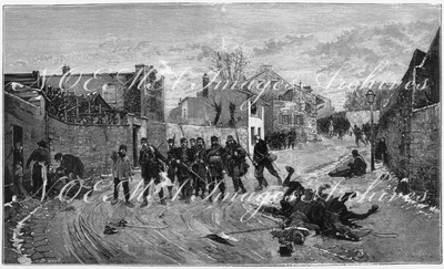 En reconnaissance, tableau de M. E. Detaille, 「偵察に」 E・ドゥティユ画