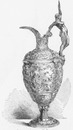 Buire en etain de M. Brateau. ブラトー社製錫の取っ手付きの水差し形容器