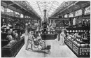 L'Exposition de Paris. - Supplément au N° 60.  Installation de la céramique dans le palais des industries diverses. パリ万博 付録 60. 産業館内の陶磁器の展示会場