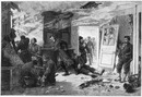"Beaux-Arts. - Les dernières cartouches (Défense d'une maison cernée par l'ennemi), tableau de A. de Neuville. " 芸術部門 「最後の薬筒（敵に包囲された家の防衛）」 A・ド・ヌーヴィル画