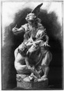 "Beaux-Arts (section espagnole). - La tradition, groupe de M. Quérol." 芸術部門スペイン・コーナー 「伝統」 ケロル作の彫刻