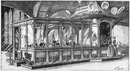 "La taillerie de diamants de la maison Coetermans Henrichs, d'Anvers." アントワープのCoetermans Henrichs社のダイアモンド加工工場展示