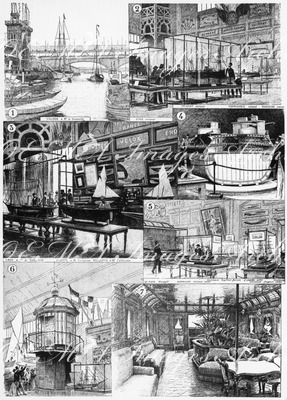 La Marine à l'Exposition. 海軍の展示コーナー