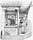 Exposition rétrospective du Travail : Boutique Gallo-Romaine. 労働の歴史回顧展 ガロ・ロマン時代の店