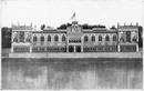 Exposition des produits alimentaires. - Facade du pavillon espagnol. スペイン食料品館のファサード