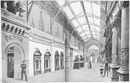 "L'Exposition de Paris. - Supplément au N° 51.  Facade de la section russe, dans le palais des expositions diverses." パリ万博 付録 51. 産業館内 ロシア展示コーナーのファサード