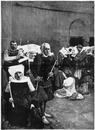 "L'Exposition de Paris. - Supplément au N° 50.  Beaux-Arts. - Un pardon en Bretagne, tableau de M. Dagnan-Bouveret." パリ万博 付録 50.  芸術部門 「ブルターニュのパルドン祭」 ダニャン=ブヴレ画