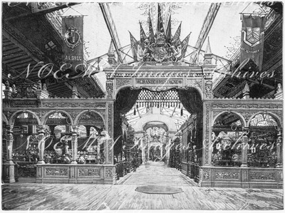 Porte de la Section de la Grande-Bretagne. 英国展示コーナーへの入り口