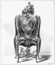 Coffre à bijoux enrichi de bronzes ciselés et polis. Expose par M. Zwiener. Zwiener社出展 彫金鏡面仕上のブロンズ製の宝石箱
