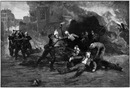 "L'Exposition de Paris. - Supplément au N° 48.  Beaux-Arts. - Mort au champ d'honneur, tableau de M. Renard." パリ万博 付録 48.  「戦死」 ルナール画