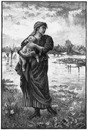"Beaux-Arts (section anglaise). - L'agneau, par Miss Havers." 芸術部門英国コーナー 「子羊」 ヘイヴァーズ画