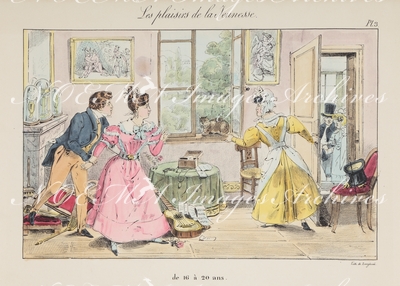 グランヴィル Grandville - 《若者の楽しみ 16歳から20歳まで》 Les plaisirs de la jeunesse de 16 à 20ans.