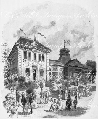 La Facade du Pavillon de la Presse. プレス館のファサード