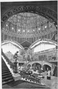 L'Exposition de Paris. - Supplément au N° 45.  Escalier monumental du palais des Beaux-Arts. パリ万博 付録 45. 芸術館の大階段