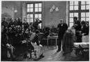 "L'Exposition de Paris. - Supplément au N° 43.  Beaux-Arts - Une leçon clinique à la salpetrière, tableau de M. André Brouillet." パリ万博 付録 43.  芸術部門 「サルペトリエール病院の臨床授業」 アンドレ・ブリュイエ画