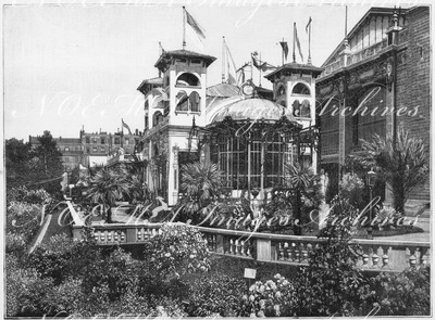 "Pavillon de la Principaute de Monaco, au Champ de Mars." シャン・ド・マルス会場のモナコ公国館