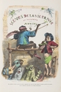 グランヴィル Grandville - 扉《動物たちの私生活・公生活情景》 Frontispice: Scènes de la Vie Privée et Publique des Animaux
