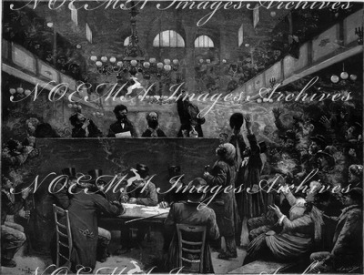 "L'Exposition de Paris. - Supplément au N° 38.  Beaux-Arts. - A la salle graffard, tableau de M. Jean Beraud." パリ万博 付録 38.  芸術部門 「graffard会場で」 ジャン・ベロー画