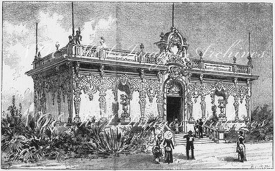 Pavillon des Pastellistes français au Champ de Mars. シャン・ド・マルス会場のフランスパステル画展示館