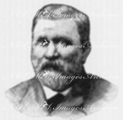 "Les Comités de l'Exposition universelle. - Les commissaires des groupes Ⅵ et Ⅶ. : M. Leon, Président du comité de la classe 53." 第6群 第7群委員会理事 レオン氏 第53組委員会代表