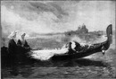 Beaux-Arts. - La délaissée (souvenir de Venise). - Tableau de M. Hippolyte Lucas. 芸術部門 「看取る人なく死んだ女（ヴェニスの思い出）」、イポリット・リュカ画