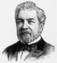"Les Comités de l'Exposition : Les Membres des bureaux et les Commissaires des groupes Ⅲ et Ⅳ. : M. Gilber, Président du comité de la classe 18." 第3群、第4群委員会理事 ジルベール氏、第18組委員会代表