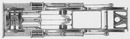 Les locomotives compound : Fig. 3. - Locomotive compound Webb (plan). 複式蒸気機関車 図3. ウェッブ式複式蒸気機関車（平面図）