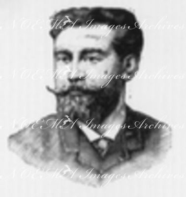 "Les comités de l'exposition universelle de 1889. Le bureau du comité supérieur de révision et les commissaires du group Ⅱ. : M. Georges Morel, Président du comité de la classe 7." 再検討上級委員会および第2群委員会理事 ジョルジュ・モレル氏、第7組委員会代表