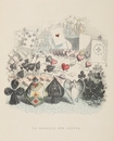 グランヴィル Grandville - 《カードの戦争》 La bataille des cartes.