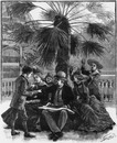L'Heure du Dîner à l'Exposition. 食事の時間
