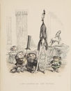 グランヴィル Grandville - 《背高人と背低人》 Les grands et les petits