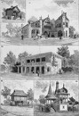 "L'Histoire de l'habitation humaine. - M. Charles Garnier, architecte. 人類の住居の歴史展示場 シャルル・ガルニエ設計