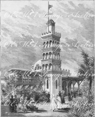 Le pavillon de l'Algérie. アルジェリア館