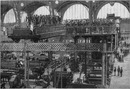Galerie des Machines : Les Ponts roulants. 機械館 動く橋