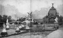 L'Exposition de Paris. - Supplément au N°17.  La fontaine monumentale du sculpteur Coutan : Vue de face. パリ万博 付録 17. 万博記念噴水の正面像、彫刻家クータン作