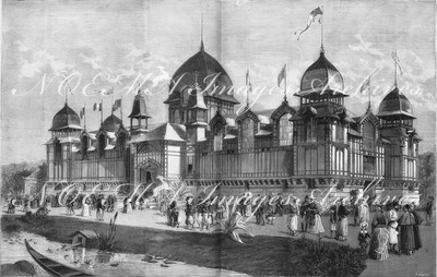 L'Exposition de Paris. - Supplément au N°16.  Le palais des colonies a l'esplanade des Invalides. パリ万博 付録 16. アンヴァリッド会場の植民地館