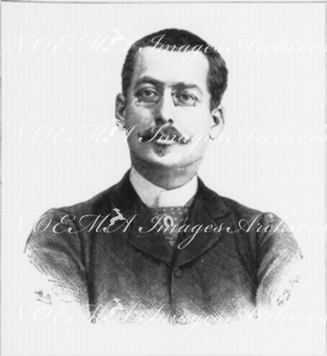 M. Salles. (Ingénieur de la Tour Eiffel.) サール氏、エッフェル塔の技師