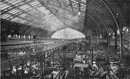 L'Exposition de Paris. - Supplément au N°13.   Vue d'ensemble de la galerie des machines. パリ万博 付録 13. 機械館の全容
