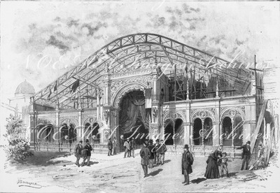 Les sections étrangères. - Palais de l'Exposition italienne. 各国コーナー イタリア展示館