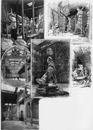 "Les travaux de l'exposition universelle. 建設現場
