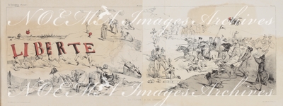 グランヴィル Grandville - 《自由狩り》 La chasse à la liberté.