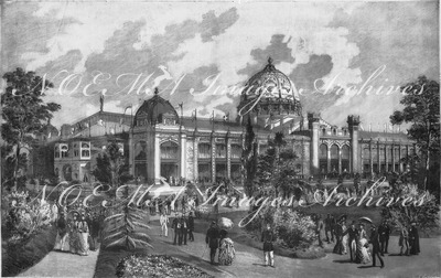 L'Exposition de Paris. - Supplément au N°8.  Exposition universelle de 1889. - Le palais des Beat-Arts. パリ万博 付録 8. 芸術館
